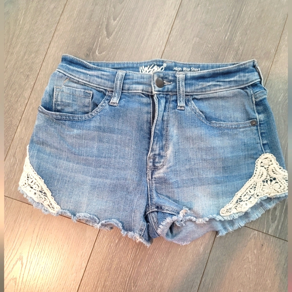 Mossimo High Rise Denim Shorts Size 26